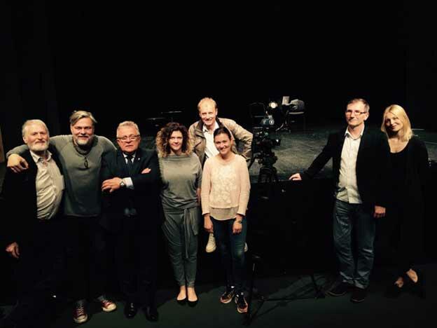 Beim Besuch des Bayerischen Rundfunks in Kolberg. Quelle: Theater-Musik-Tage 2016