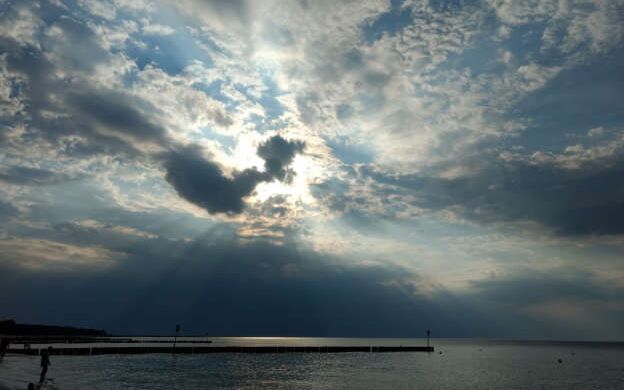 Strand in Kolobrzeg (Kolberg). Foto: Kolberg-Cafe