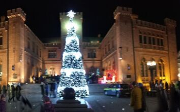 Weihnachten auf dem Rathausplatz von Kolberg