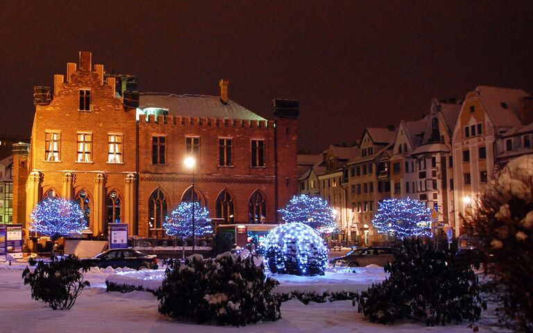 Winter in Kolberg. Foto: Kolberg-Café