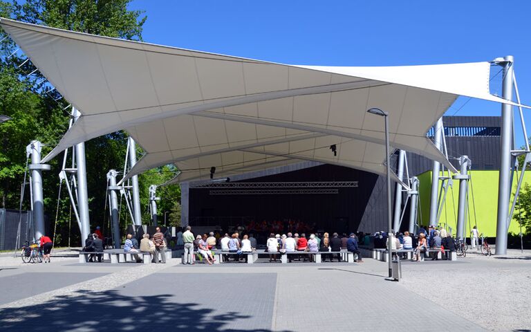 RCK-Außenbühne in Kolberg. Foto: Kolberg-Café