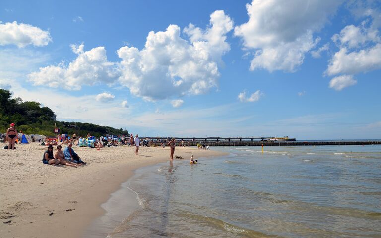 Strand in Kolobrzeg (Kolberg)