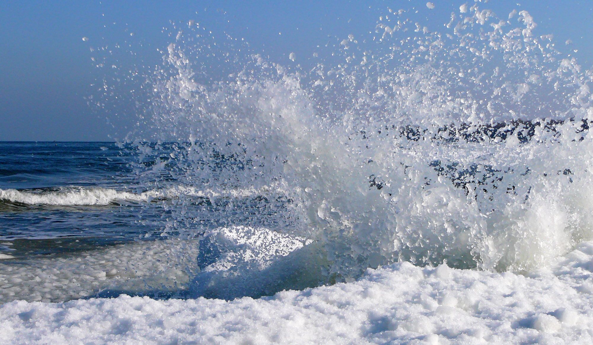 Winter am Strand in Kolobrzeg (Kolberg). Foto: Kolberg-Café