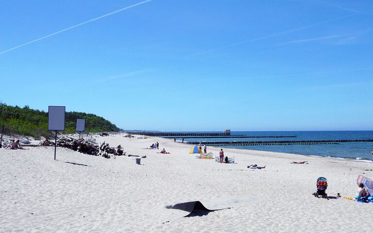 Strand von Ustronie Morskie