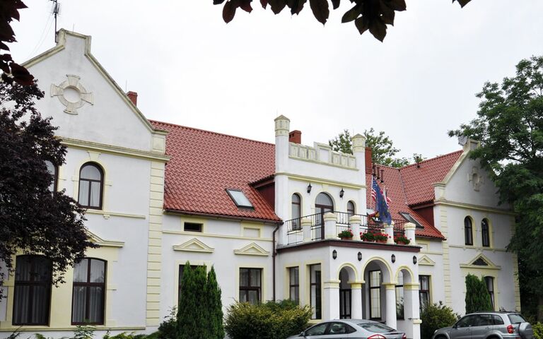 Das Schloss in Budzistowo. Foto: Kolberg-Café