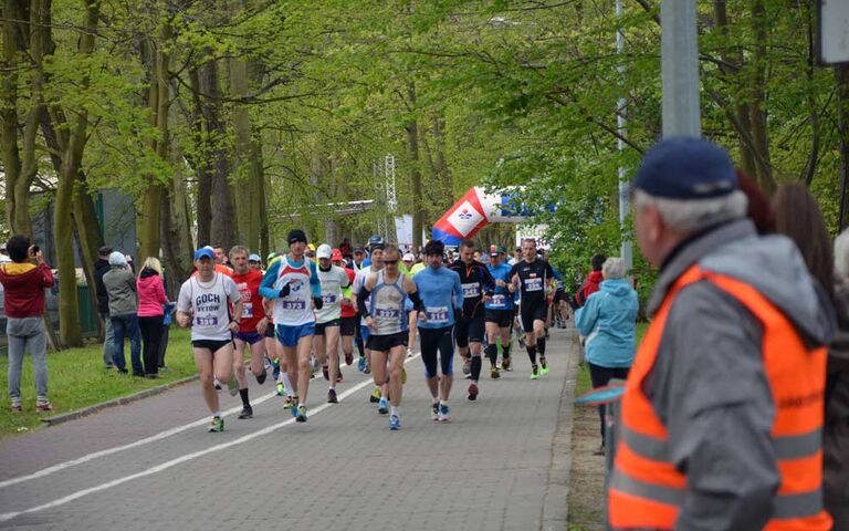 Start des Kolberg-Marathons 2014. Foto: Kolberg-Café