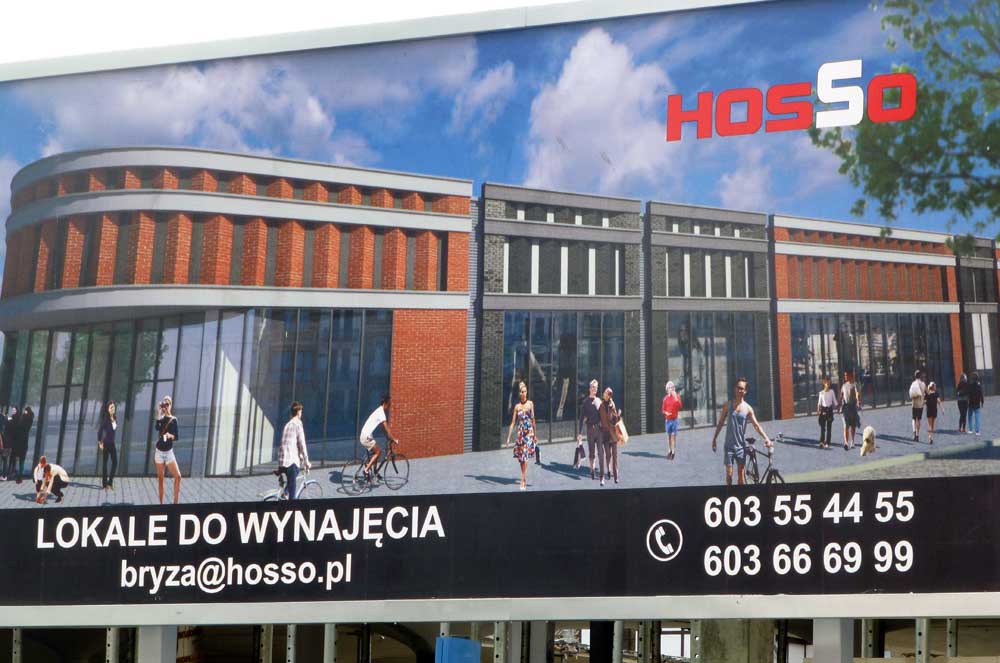 Projektbild des neuen Einkaufszentrums in Kolobrzeg (Kolberg). Foto: Kolberg-Café