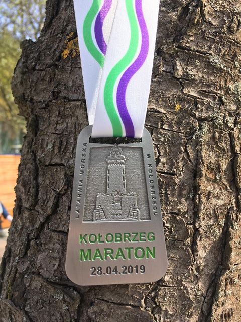 Medaille beim Kolbergmarathon 2019