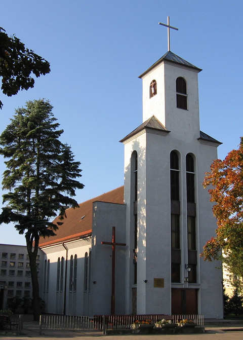 Die Kirche der Kreuzerhöhung in Kolberg. Foto: Pater Radoslaw