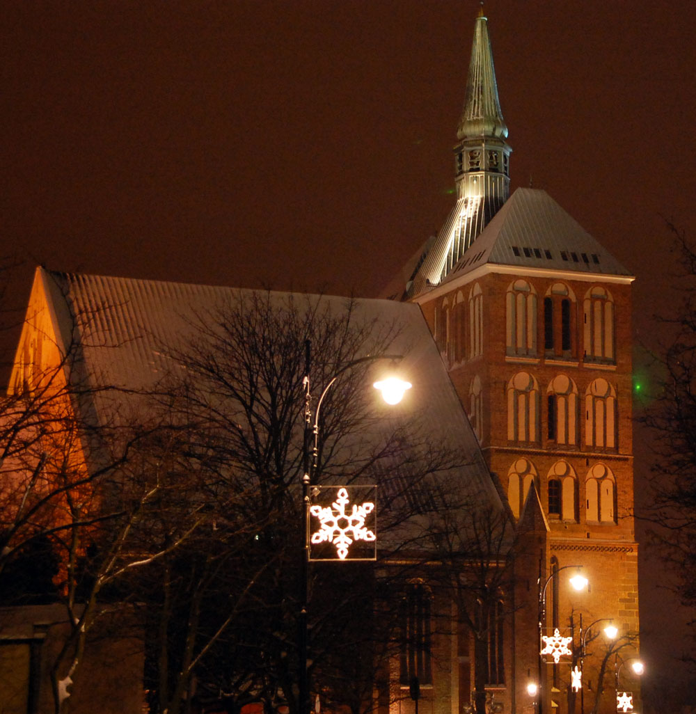 Dom in Kolberg zu Weihnachten